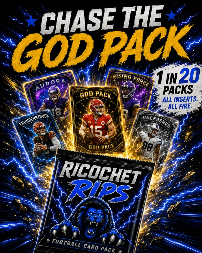 Chase the God Pack - 1 in 20 packs, all inserts