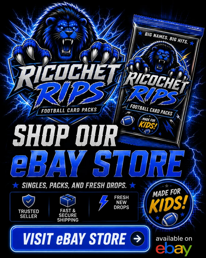 Shop our eBay store - singles, packs and fresh drops